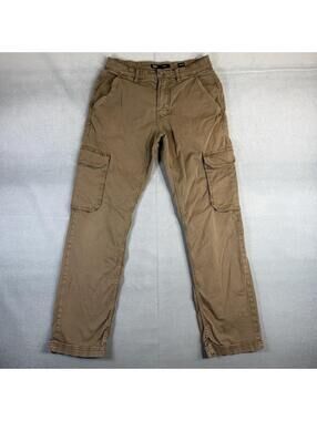 BKE Cargo Pants Mens 28x32 Brown Straight Leg Buckle